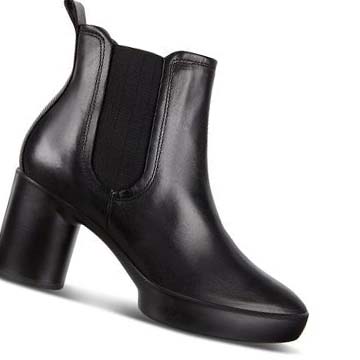 Women's Ecco Shape Sculpted Motion 55 Chelsea Ankle Boots Black | Canada 36EBC